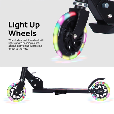 Pre Assembled Two Wheel Aluminum Kick Scooter Quick Folding